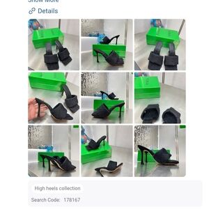 Chic Black Heeled Sandals